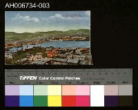 藏品(日治基隆港全景連刷明信片)的圖片